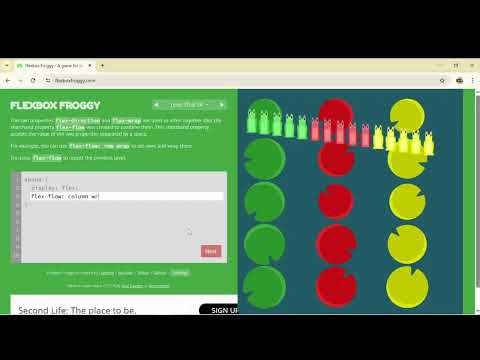 Flexbox Froggy Level 20 | Learn CSS Flexbox Step by Step