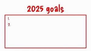 Goals Resolutions 2025 Copy Space Stock Footage Video (100% Royalty-free) 3669825031 | Shutterstock