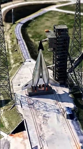 Boeing Recoverable Booster on the Pad