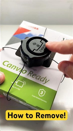 How to remove 2 alarm Alpha spider security wire device from box