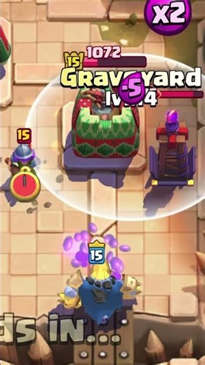 Absolute Cinema — Graveyard Cycle #clashroyale #gaming #memes