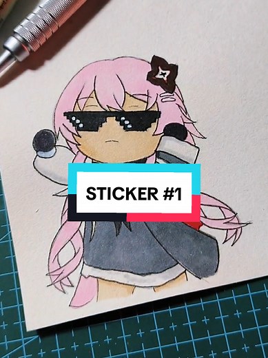 Hadir yang bisa komen stiker gerak wkwk😹😋 #draw #art #stiker #evernight #ardrawing