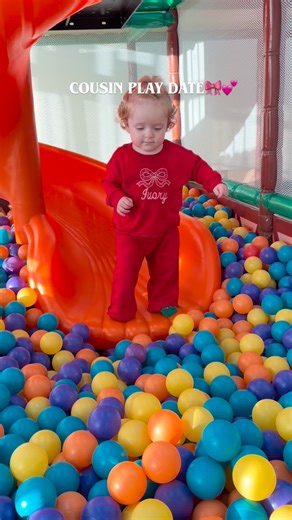 Drue Lee | Ivory is her cousin‘s biggest fan🤭💕😍🎀 we spent the day hanging out and going to the play place!!!! also she spilled her cup all over her... | Instagram