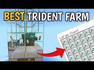 Easiest Trident Farm in Minecraft Bedrock 26.1