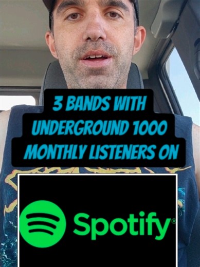 Discover 3 Underground Bands with Under 1000 Monthly Listeners