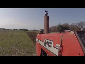 Plowing with the 1105 Massey