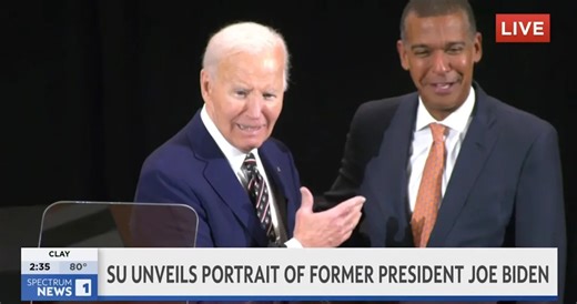 Biden Awkwardly Prods a Black Man to Come Back On Stage: ‘Doesn’t He Look Like Barack?’