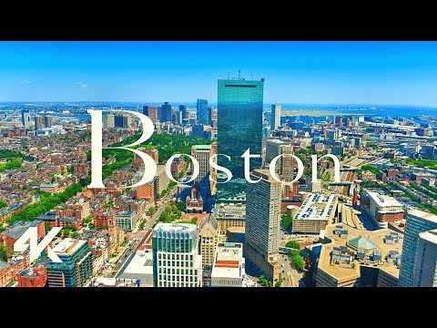Boston Aerial View Tour 4k Drone 2023 - City of Boston, Massachusetts, USA