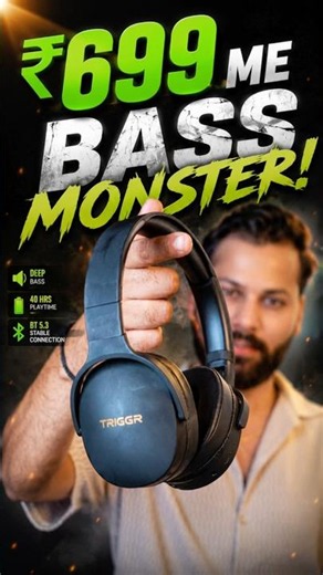 Best Budget Bluetooth Headphones Under ₹1000? | TRIGGR Trinity 2 | Gaming & Deep Bass 🔥