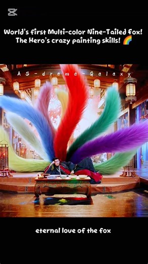 Rainbow Gumiho 🌈 ​Eternal Love of The Fox #drama #cdrama #gumiho nine tail Fox Chinese drama