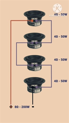 Speaker series connection circuit diagram 😲😱😲😱#shortsfeed #trending #viralvideo #shorts