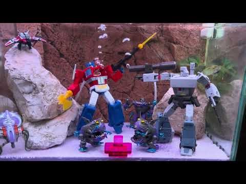 G1 Transformer Aquarium Diorama!
