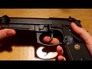 WE M9 Pistol Updated review Airsoft Gas Blow Back