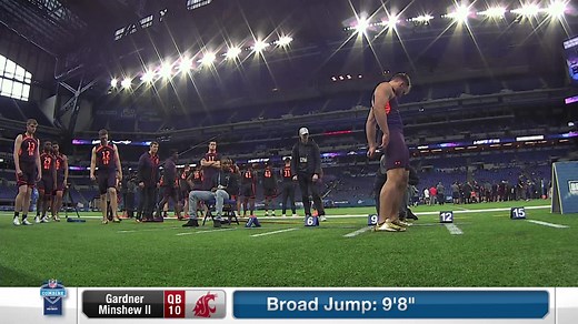 Washington State QB Gardner Minshew's 2019 NFL Scouting Combine workout
