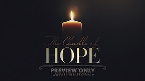 Advent Candles - The Candle of Hope - Title Graphics