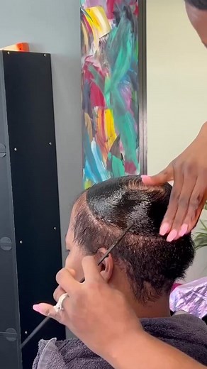 SHORT HAIR STYLE🥰 #Curldaze #curldazehaircare #haircare #curldazer #naturalhair #straighthair #pixiehair #curlyhairstyles #foryoupage