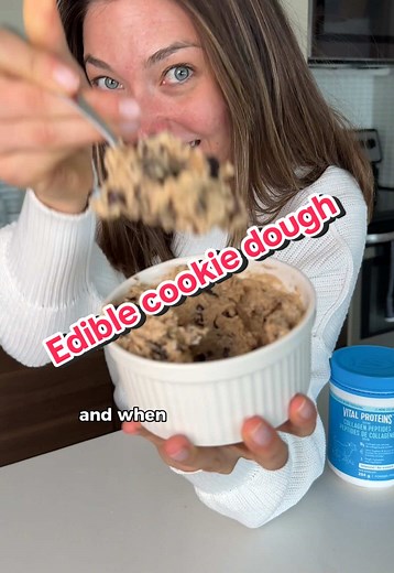 Best Edible Cookie Dough Recipe with Collagen Boost
