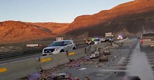 I-90 expected to reopen near Vantage Bridge following semi rollover