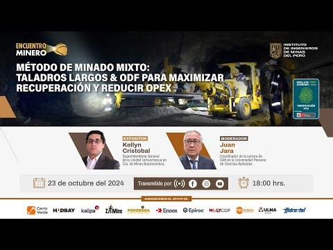 Método de minado mixto: taladros largos & ODF para maximizar recuperación y reducir opex - EM IIMP
