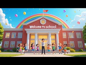 ✨ Welcome to School Song 🎶 | Back to School Kids Song | ABCs & 123s 🎒🌈