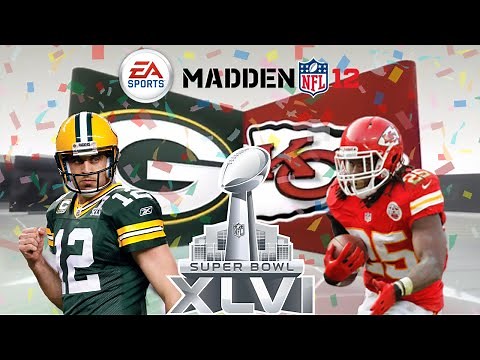 Madden 12 (PS2) Gameplay: Super Bowl XLVI - Kansas City Chiefs vs. Green Bay Packers