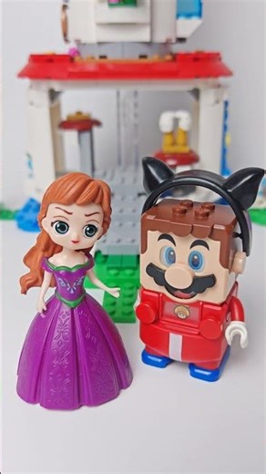 Lego Mario sweet princess #shorts #funny #satisfying #doll #barbiedoll #disney #princess #mario