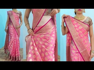 Easy and beautiful silk saree draping hacks and tricks | weeding saree draping perfectly