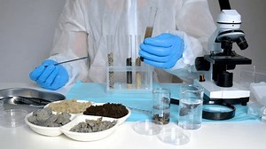 Soil testing in the laboratory. Selective: video stock (100% royalty free) 3803527837 | Shutterstock