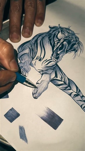 PEN HATCHING TECHNIQUE