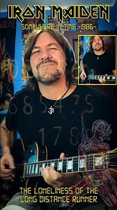 💥 #MikasaRiffs Nº279 🎸 Iron Maiden - The Loneliness of the Long Distance Runner (Somewhere in Time)