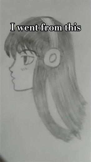 I went from this to this #sketch#drawing#art#artist#trending#sketchart#shorts​ feed#yt shorts#viral