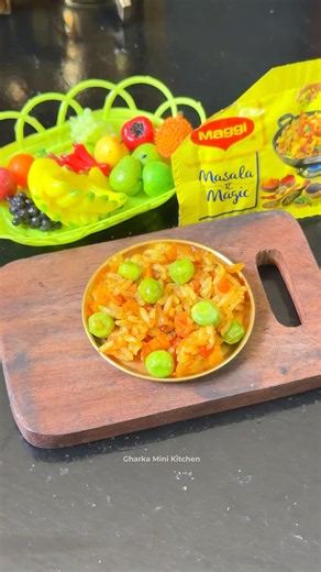 🍚 Maggi Masala Rice Recipe 😍 | Easy & Tasty Masala Rice in Minutes #shorts