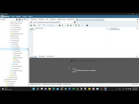 Viewing Shapefiles data in PostgreSQL using PgAdmin.