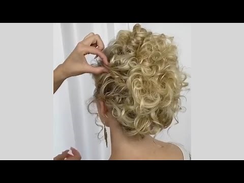 Wedding Hairstyle for curly hair updo by Kell Grace @kellgrace