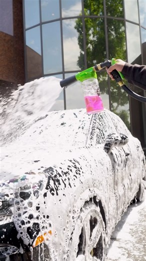 🫧Foam Friday🫧 upgrade your car wash game with the TORQ Foam Blaster 6 Pro! 🚗 🧼 The TORQ Foam Blaster 6 Pro is the ultimate tool for any weekend wash warrior. It lets you coat your ride in thick, deep-cleaning foam by connecting directly to your standard garden hose. With its adjustable big-mouth nozzle, you can enjoy complete control over your foaming experience for a perfect wash every time! Pick up this product on our website or at your local @detailgarage | Chemical Guys