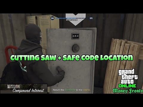GTA Online - Compound Interest Mission | Cutting Saw Location + Safe Code