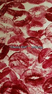 Creating the viral “Cherry Girl” makeup look 🍒 #MakeupTutorial #GlamMakeup #RedLipSeason #LoveYourLook | Beauty by Serena Lakkiss