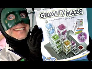 Gravity Maze [Thinkfun] Falling Marble Logic Game |Review
