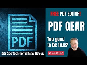 Free PDF Editor - PDF Gear - Too Good to be True?