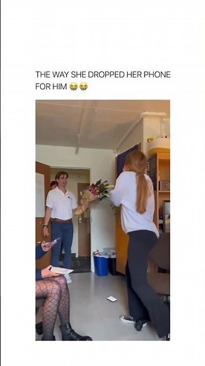 Her reaction shows how much she is in love with his boyfriend! 😭💫 #myboyfriend #lovegoal