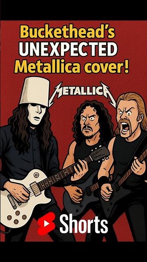 Buckethead's UNEXPECTED Metallica cover! #buckethead #shorts #guitar