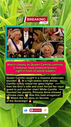 Queen Camilla’s Rude State Dinner Blunder That Shocked Everyone! 🚨