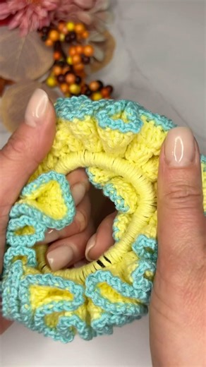Как связать резинку крючком. How to crochet a hair band #crochet #knitting #вязание #diy #hairband