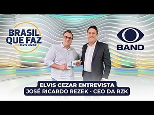 BRASIL QUE FAZ na BAND - ELVIS CEZAR entrevista José Ricardo Rezek