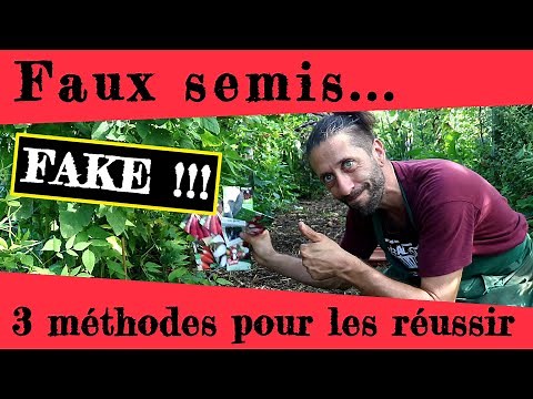 Mieux réussir ses semis... grâce à du FAKE !