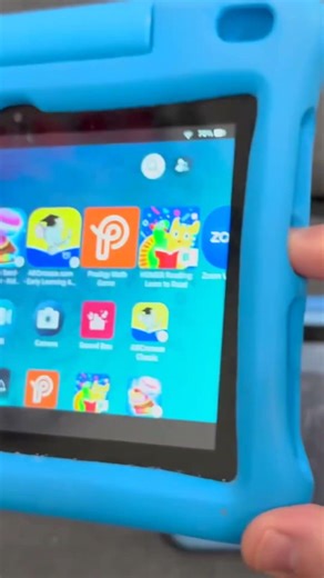Turning off the fire HD Amazon kids tablet