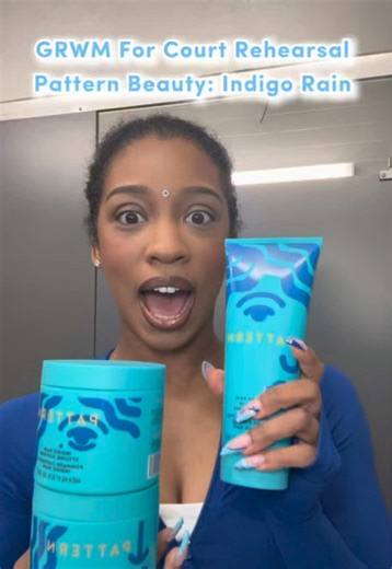 Court rehearsal in 10 minutes but first… let me get into my Indigo Rain era ☔️🫶🏽🩵✨💦 No because yall Ms Tracee wasn’t lying when she said 7x juicier and double the definition! @PATTERN Beauty these stylers have my heart okay? 🫶🏽 #patternbeauty #patternbeautyindigorain #3ccurls #nbadancer #brooklynetteimani