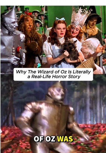 The real life horror behind the wizard of Oz movie 🎥 #thewizardofoz #oz #dorothy #moviereview #tinman
