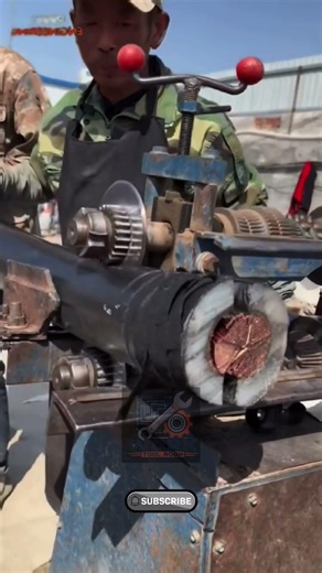 Industrial Copper Cable Stripping Machine Processing Massive Lines