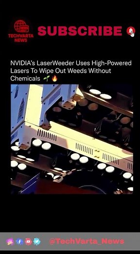 NVIDIA’s LaserWeeder Destroys Weeds With PURE LASERS! 🌱🔫💥 #agritech